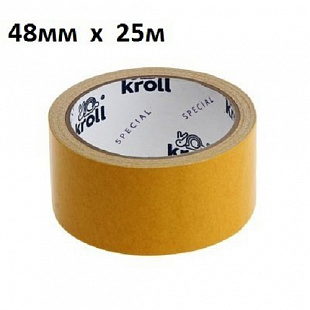 Клейкая лента двусторонняя полипропиленовая PP Kroll Special 48х25