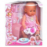 Кукла Warm baby 8006-418 с горшком и аксессуарами