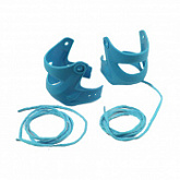 Набор запчастей (кафы и шнурки) Powerslide Cuff FSK 900730 cyan