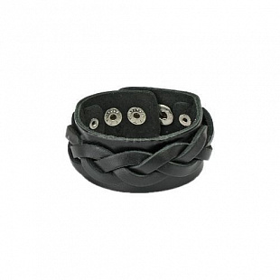 Мужской браслет из натуральной кожи Spikes SL0031-K