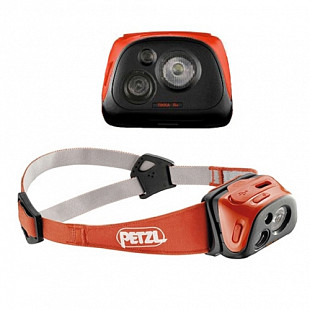 Компактный налобный фонарь Petzl Tikka R+ orange