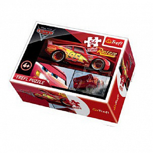 Пазл Trefl Тачки 3 Победитель 54160 Red