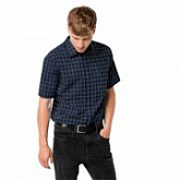 Рубашка мужская Jack Wolfskin Hot Springs Shirt M night blue checks