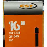 Велокамера CST, размер 16x1 3/8, под автониппель A/V, IB10368000