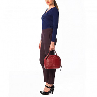 Женская сумка из кожи Pola 9018 brown