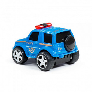 Автомобиль инерционный Полесье Крутой Вираж Полиция 78902 blue