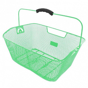 Велокорзина на багажник M-Wave 41х31х16 см 5-431615 green
