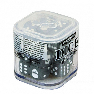 Набор кубов Games Workshop Warhammer Citadel 12 mm Dice Set grey 65-36