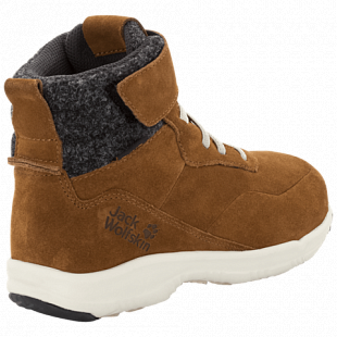 Ботинки детские Jack Wolfskin City Bug Texapore Mid K desert brown / champagne
