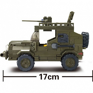 Конструктор Sluban Армейский джип M38-B0299