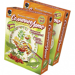 Творческий набор Fantazer 67763 Расписная тарелка «Рябина» 717026