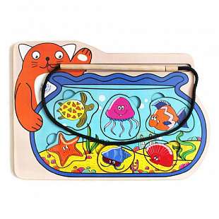 Обучающая доска Кот-рыбак IG0175