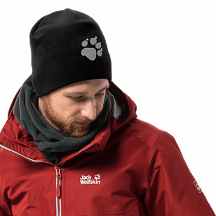 Шапка мужская Jack Wolfskin Paw Hat black 19614-6001559