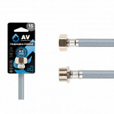 Подводка гибкая для воды Av Engineering nylon Lt гайка 1/2 - штуцер 1/2 50см AVE20950