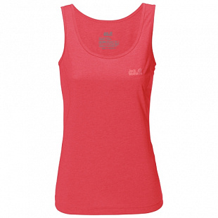 Майка женская Jack Wolfskin Crosstrail Top Women tulip red