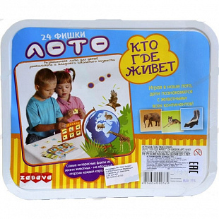 Лото Zabava Кто где живет 14107B