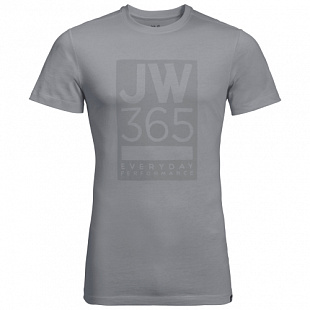 Футболка мужская Jack Wolfskin 365 T M slate grey