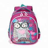 Рюкзак школьный GRIZZLY RA-979-2 /2 fuchsia