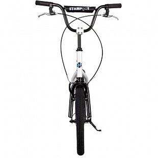 Самокат внедорожный Novatrack City Line White 18/14" 18STAMPN1CL.WT8