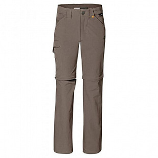 Брюки детские Jack Wolfskin Safari Zip Off Pants K Brown