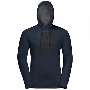 Толстовка с капюшоном мужская Jack Wolfskin 365 Hoody M night blue