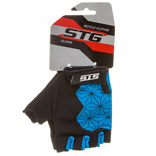 Велоперчатки STG Replay unisex Х95306 black/blue