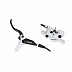 Тормоз дисковый задний Shimano m506 bl-m506(прав)/br-m447(задн) 1700мм white ZSM70190