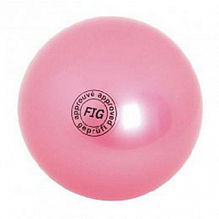 Мяч для художественной гимнастики Indigo d19 400 гр pink