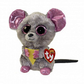 Игрушка мягконабивная Мышонок Squeaker с кусочком сыра Beanie Boo's 36192 15 см