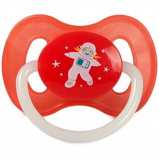Пустышка Canpol babies Space Латексная Круглая 6-18 мес. (23/222_red_new)