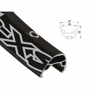 Обод двойной Alexrims SX44 650Вх20ммх32Н, A/V, D, SSE (МТВ/Trekking) black ZTB16455