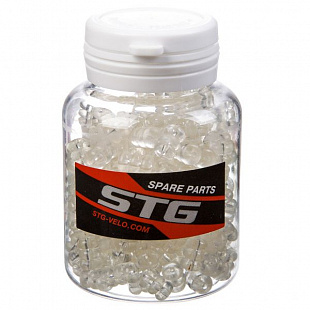 Комплект из 3 резиновых шайб STG YZ-KOR4-1. 5 для защиты рамы от тросов transparent 200шт Х90097