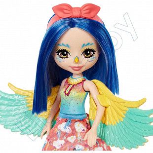Кукла Enchantimals Флаттершай и Попугай Прита (FNH22 HHB89)