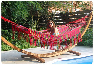 Гамак Tropical Kolombus двухместный Red 663