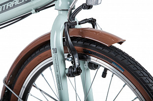 Велосипед Novatrack Aurora 20" (2020) 20FAURORA6S.BL20 light turquoise
