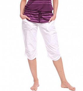Капри женские Alpine Pro LSSC022000 white