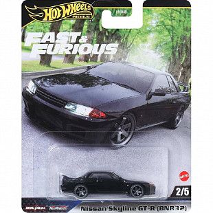 Машинка Hot Wheels Premium Fast & Furious Nissan Skyline GT-R (BNR32) (HNW46 JBL97)
