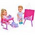 Набор кукол Evi и Timmy School Fun 12 см. (105733210) violet