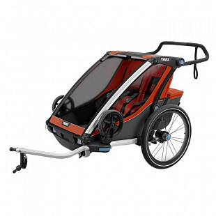 Детская мультиспортивная коляска Thule Chariot Cross2 dark orange (10202004)