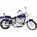 Мотоцикл Maisto 1:18 Harley Davidson 2001 FXDWG Dyna Wide Glide (31360) violet