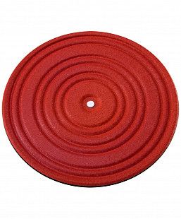 Диск здоровья Basefit FA-210, металл red/black