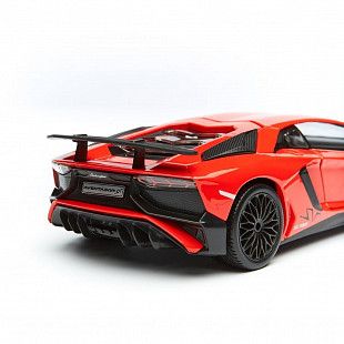 Коллекционная машина Bburago 1:24 Lamborghini Aventador LP750-4 SV (18-21079) red