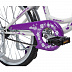 Велосипед Novatrack Butterfly 20" (2019) White/Violet 207BUTTERFLY.WVL9