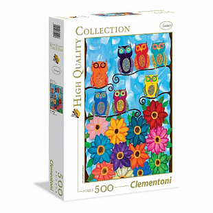 Мозаика Clementoni Забавные совы 500 эл 35024