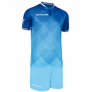 Футбольная форма Givova Kit Shade KITC55 blue/light blue
