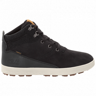 Ботинки мужские Jack Wolfskin Auckland Wt Texapore Mid M black / beige