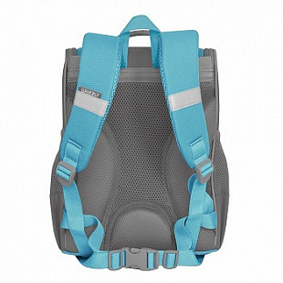 Рюкзак школьный GRIZZLY RAm-085-3 /1 grey/light blue