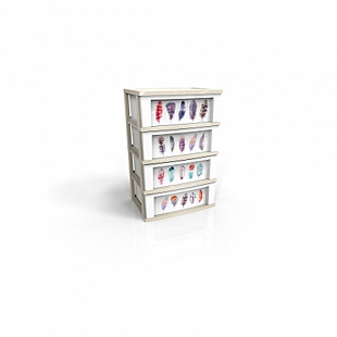 Комод Berossi Serenity 4-х секционный Ivory АС53933000
