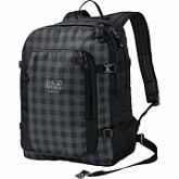 Рюкзак городской Jack Wolfskin Dark Steel Classic Check 30L 25300