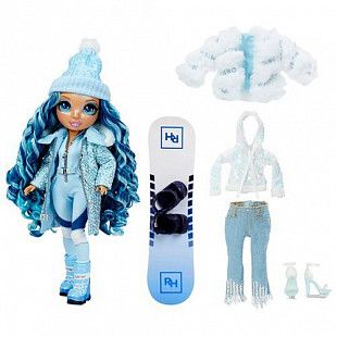 Кукла Rainbow High "Скайлер Брэдшоу. Зимние каникулы" 574798EUC blue